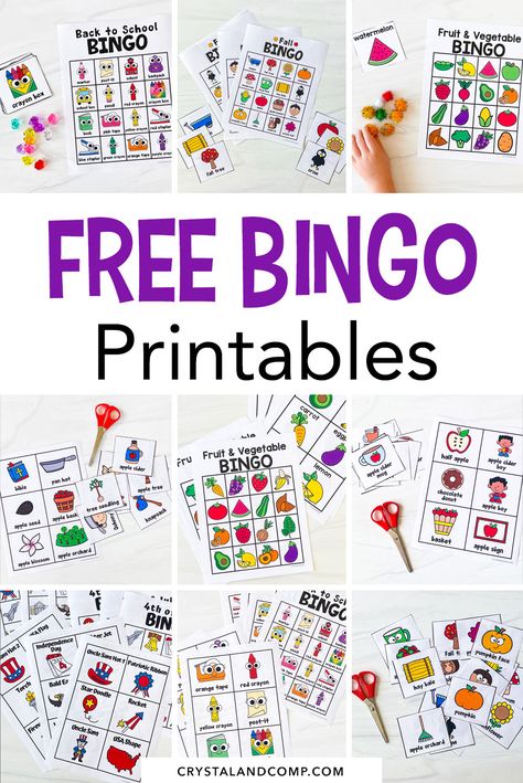 Family Bingo Free Printable, Color Bingo Free Printable, How To Make A Bingo Game, Art Bingo Free Printable, Free Bingo Template, Food Bingo Free Printable, Kindergarten Bingo Free Printable, Picture Bingo Cards Free Printable, Printable Bingo Cards Free