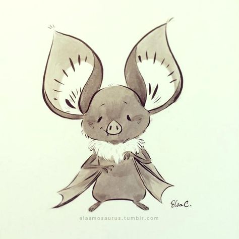 undefined Cartoon Bat, Bat Art, Cute Bat, Naha, Little Bird, Creature Design, Animal Illustration, Cartoon Character, Drawing Inspiration