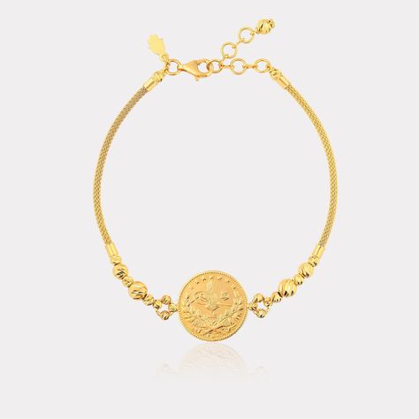 Gold Coin Jewelry, Evil Eye Ring, Gold Coin, Coin Jewelry, Gold Coins, 22k Gold, Chain Link Bracelet, Diwali, Link Bracelets