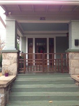 Front Porch Gates Design Ideas, Pictures, Remodel, and Decor Front Porch Sliding Gate, Front Porch Gates Ideas, Front Porch Gate Ideas For Dogs, Wood Porch Gate, Back Porch Gate Ideas, Front Porch Security Gate, Front Porch With Gate, Gated Front Porch, Front Porch Gate For Dogs