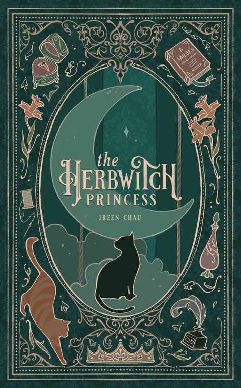 The Herbwitch Princess (Witches of Olderea, #2) Pretty Book Covers, Ya Book Covers, Book Cover Art Design, Cover Design Inspiration, Princess Book, Book Cover Design Inspiration, Fantasy Book Covers, Magical Book, Book Cover Illustration