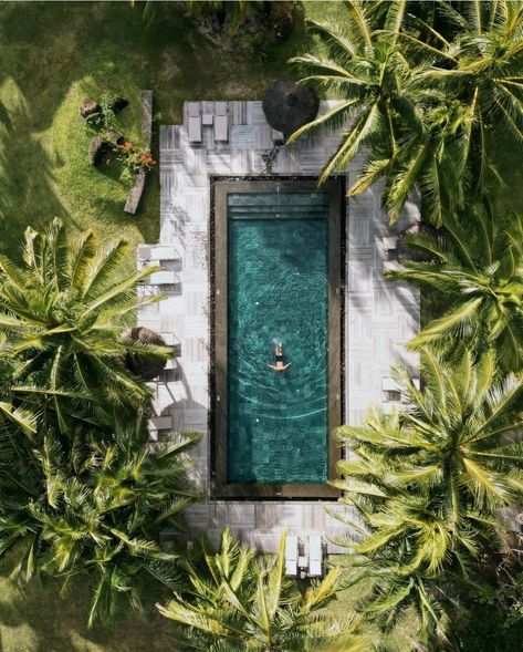 Beachcomber Baoase Luxury Resort, Resort Aesthetic, Swimming Ponds, Natural Swimming Ponds, River Side, Swimming Pond, Modern Barn House, Exterior Paint Color, House Yard