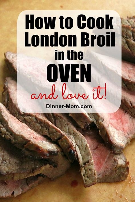 You CAN cook London Broil in the Oven and get rave reviews! Tips for perfectly cooked meat every single time! #londonbroil Baked London Broil, London Broil In The Oven, Cook London Broil, London Broil Oven, London Broil Marinade, Logo Dessert, Cooking London Broil, London Broil Recipes, Top Round Steak