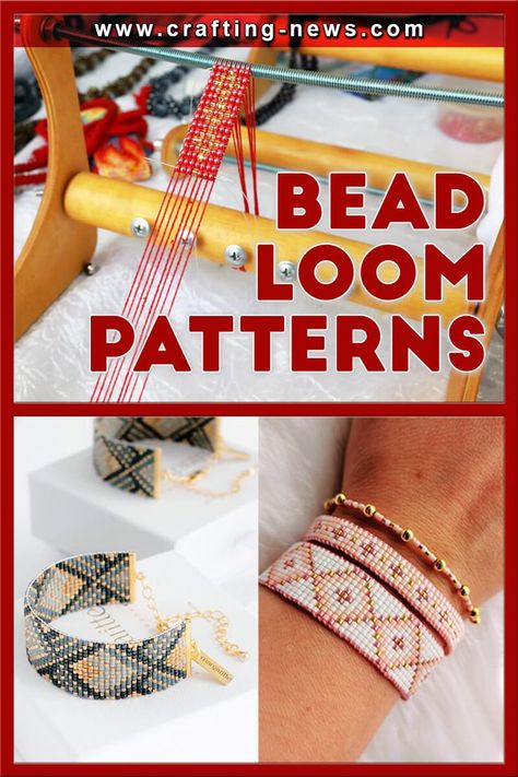 21 Bead Loom Patterns Beading Patterns Free Native American Bracelets, Hat Beading Pattern, 3 Color Seed Bead Pattern, Free Loom Patterns For Seed Beads, Beading On A Loom, Free Seed Bead Loom Patterns, Jewel Loom Patterns Free, Bead Loom Patterns Free Simple, Loomed Beaded Bracelets