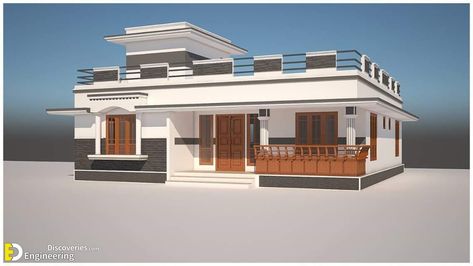 1500 Sq Ft 3BHK Brilliant Single Floor House And Free Plan - Engineering Discoveries House Design With Plan, Barn Dominium, Hd Happy Birthday Images, Single Floor House Design, Traditional Style Home, Small House Layout, Modern Small House Design, Kerala House, House Design Plans