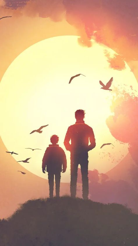 Father Wallpaper, Dad Son Photography, Pinterest Backgrounds, Silhouette Family, Don Diablo, Family Wallpaper, Father Art, Haha Photos, New Movie Posters