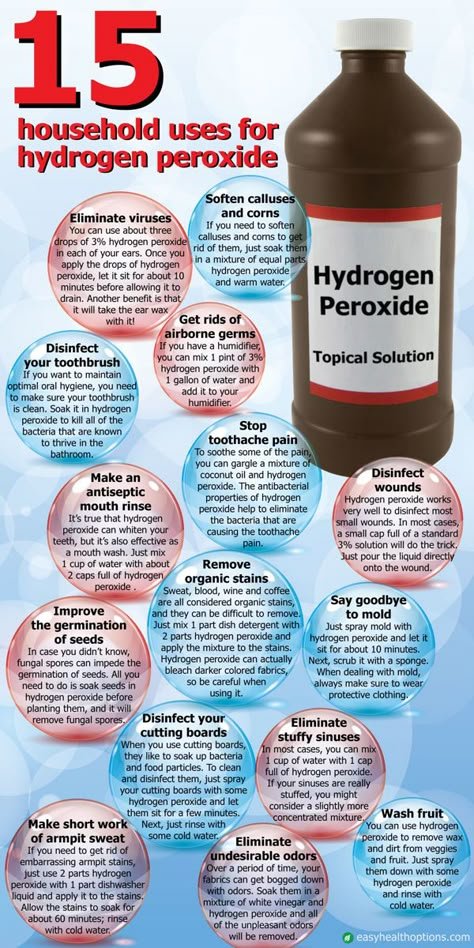 Peroxide Uses, Hydrogen Peroxide Uses, Koti Diy, Astuces Diy, Cleaning Tricks, Household Cleaning Tips, Diy Cleaners, Cleaning Organization, Cleaners Homemade