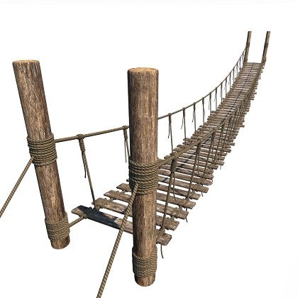 Bridge Drawing, Lowpoly 3d, Rope Bridge, Medieval Houses, Graphic Design Tutorials, Pics Art, Digital Graphics, Art Drawings Sketches, Tree House