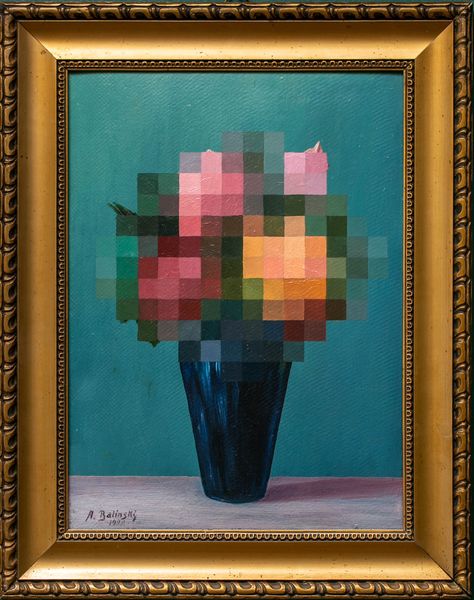 Surreal Scenes and Pixelation Overlay Vintage Artworks in Hybrid Oil Paintings by André Schulze | Colossal Painting Ideas On Canvas Complicated, Arte Van Gogh, Colossal Art, Arte Sketchbook, Ap Art, Art Inspiration Painting, Painting Inspo, Painting Art Projects, Vintage Artwork