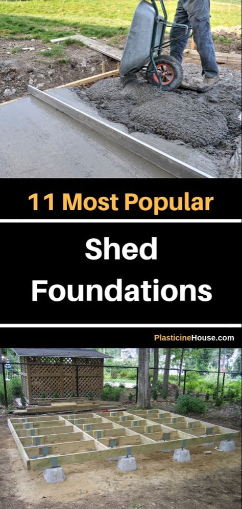 Shed Foundation Ideas, Architecture Renovation, Diy Storage Shed, Shed Construction, Shed Base, Backyard Storage, Shed Building Plans, Storage Shed Plans, Diy Shed Plans