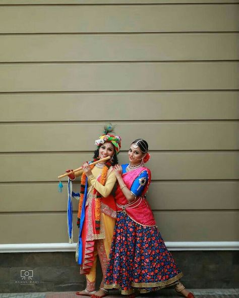 Radha Krishna Costume, Radha Photoshoot, Krishna Dance, Krishna Photoshoot, Narayan Laxmi, Bharatnatyam Poses, Cute Kanha, Janmashtami Photos, Krishna Jayanthi