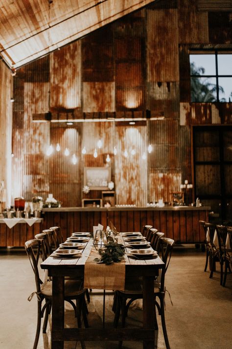 Wedding Guest Table at a Rustic Winery Wedding Reception in Temecula, California Rectangle Wedding Tables, Rustic Winery Wedding, Winery Wedding Reception, Rustic Winery, Rustic Tableware, Rustic Burlap Wedding, Wedding Guest Table, Barn Wedding Inspiration, Wedding Runner