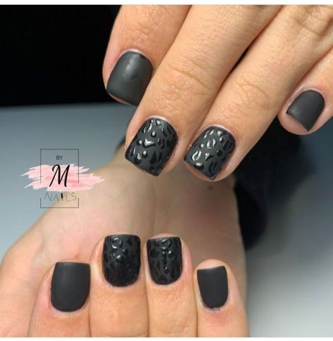 (ad) New nail designs black Fun & simple nail designs black Compilation*** Read more details by clicking on the image. Short Black Nail Designs, Short Black Nails, Bow Tie Nails, Rose Quartz Nails, N Nails, Matte Black Nails, Leopard Print Nails, Print Nails, Hair Skin And Nails