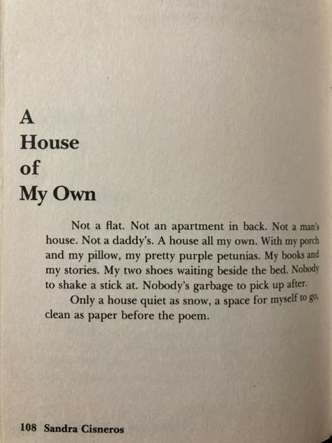 A House On Mango Street, The House On Mango Street Quotes, Mango Quotes, House On Mango Street, Literature Poems, The House On Mango Street, Mango Street, Great Poets, Radical Self Love