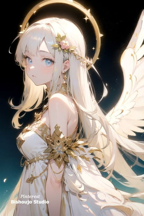 Goddess, angel, aesthetic anime art, character design inspiration, female model, kawaii waifu, artstation and pixiv artwork Character Design Inspiration Female, Popular Cartoon Characters, Female Anime Characters, Characters From Movies, Angel Drawing, Anime Show, Popular Characters, Dance Outfit, Angel Aesthetic