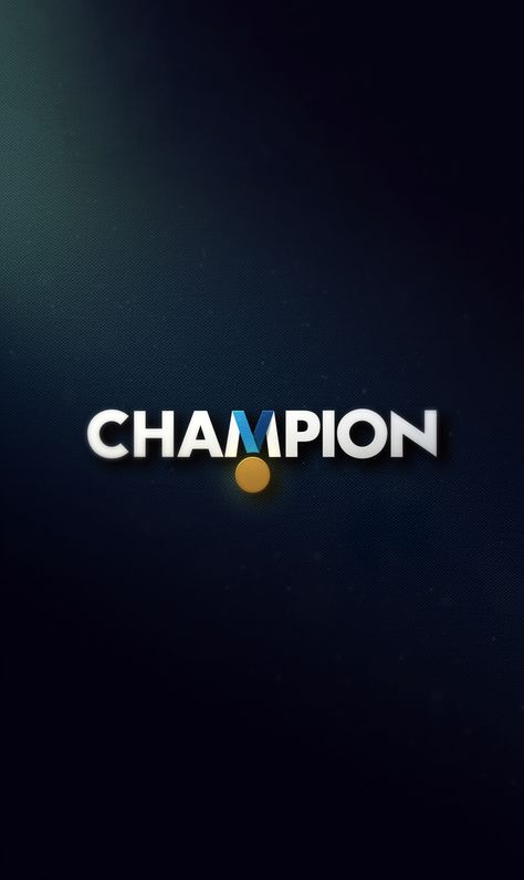 Champion Wallpaper Logo, Champion Graphic Design, Sports Logo Design Ideas Creative, Champion Logo Design, Champion Wallpaper, Champion Quotes, Logo Dc, Negative Space Design, Geometric Logo Design