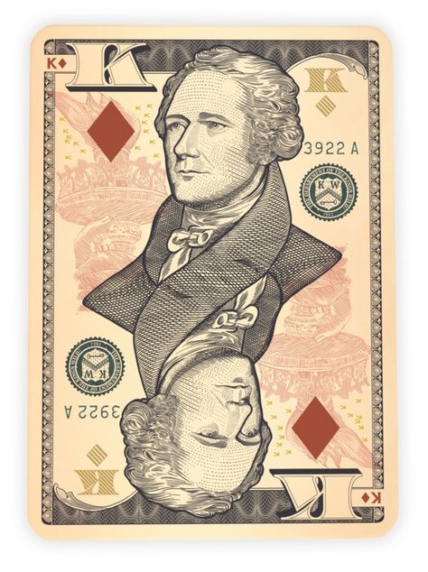 Legal Tender - money themed playing cards by Jackson Robinson on Kickstarter.  King of Diamonds Card Deck Art, Playing Cards Suits, Game Board Design, Card Game Ideas, Logo Intro Animation, Ace Of Spades Card, Tarot Playing Cards, King Of Diamonds, Intro Animation