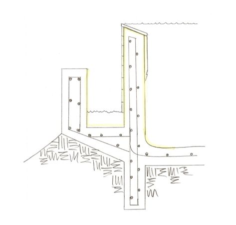 Swimming Pool Details, Pool Detail, Vanishing Edge Pool, Edge Pool, Construction Technology, Swimming Pool Construction, Detail Drawing, Infinity Edge Pool, Pool Construction