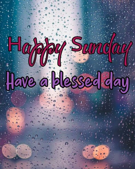 Rainy Sunday Morning, Family Day Quotes, Morning Sunday, Good Morning Sunday, Rainy Sunday, Sunday Quotes, Happy Morning, Cute Messages, Blessed Day