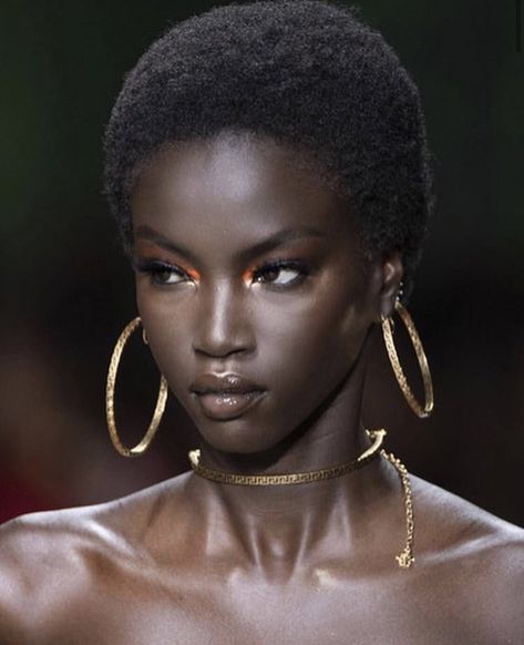 iz on Twitter: "She’s so gorgeous I can’t… " Anok Yai, Catty Noir, Retro Photography, Dark Skin Beauty, Kesha, Dark Skin Women, 인물 사진, Mode Inspiration, Brown Skin