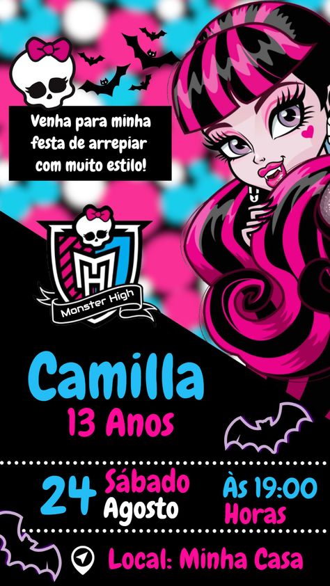 Edítate gratis usando nuestro editor online | Design by Josy | Invitación Digital Invitación de cumpleaños de Monster High

¡La invitación Invitación de cumpleaños de Monster High perfecta para tu evento!

Personaliza tu invitación a tu gusto con nuestro editor en línea

Nuestra invitación digital Invitación de cumpleaños de Monster High es totalmente personalizable. Puedes cambiar el texto, la fuente, los colores e incluso agregar fotos. Es fácil de usar y puedes crear la in Monster High Birthday Invitations, Monster High Party, 4th Birthday, Online Design, Monster High, Birthday Invitations, Sofia, Bee, Birthday