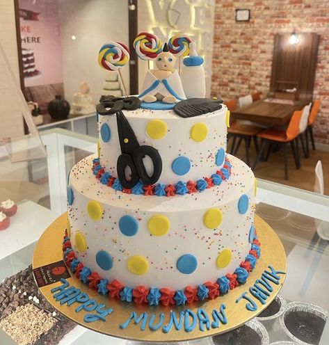 Mundan Cake Designs, Mundan Ceremony, 1st Haircut, Superman Artwork, Baby Event, 7th Heaven, Baby Photoshoot, 1st Bday, Cake Designs