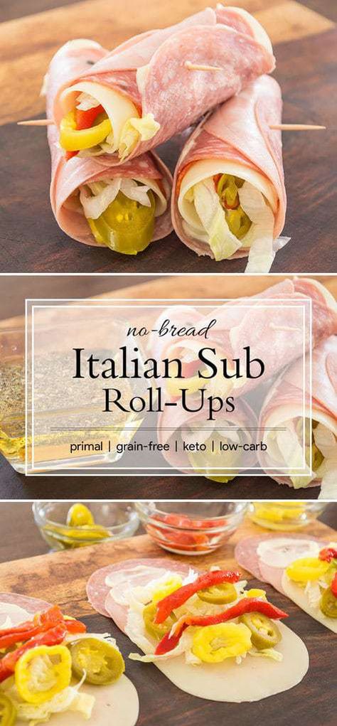 Italian Sub Roll Ups, Italian Sub, Quick Meal Prep, Diner Recept, Unhealthy Snacks, Keto Lunch Ideas, Resep Diet, Makanan Diet, Low Carb Lunch