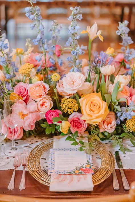 Colorful St. Louis Summer Wedding | Emily Broadbent Photography Pastel Wedding Theme, Wildflower Wedding Theme, 2025 Wedding, Bright Wedding, בר מצווה, Wedding Theme Colors, Garden Party Wedding, Pastel Wedding, Wedding Color Palette