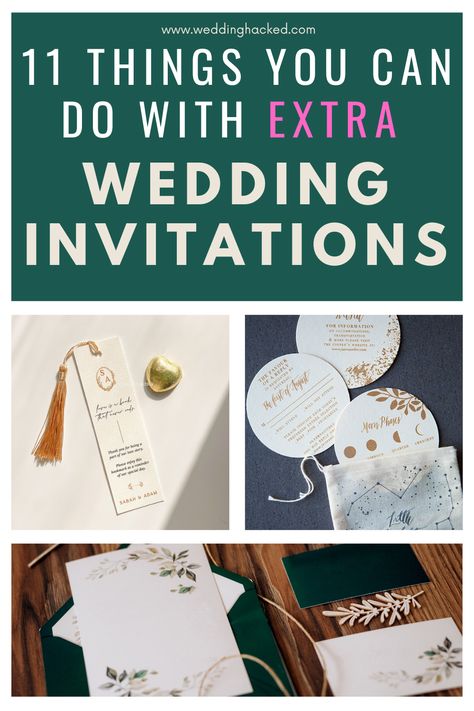 Got leftover wedding invitations? 💌 Don't toss them! Discover 11 creative DIY crafts to transform them into charming keepsakes or thoughtful gifts 🎨. From artwork to ornaments, let's get crafty! 💍✂️ Post Wedding Crafts, Wedding Gift Made From Invitation, Extra Wedding Invitations Crafts, Wedding Invitation Keepsake Ideas Diy, Leftover Wedding Invitations, Wedding Invitation Gift, Wedding Invitation Gift Ideas, Wedding Invitation Ornament Diy, Wedding Invitation Keepsake Ideas