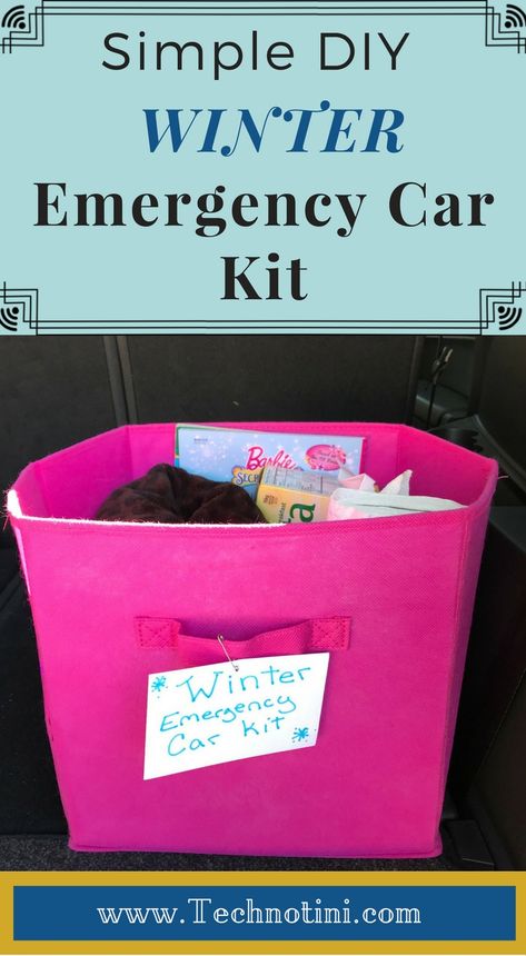 (Sponsored) Preparing for unpredictable winter road conditions is easy with a simple DIY winter emergency car kit. Winter weather can turn bad on a dime and it’s important to have an emergency kit in case you get stranded—no matter where you live. Check out my top tips—number 9 is my favorite. #winterstormprep #carkits Winter Storm Prep, Winter Car Kit, Winter Emergency Car Kit, Winter Storm Preparedness, Emergency Hacks, Emergency Car Kit, Storm Preparedness, Organized House, Emergency Planning