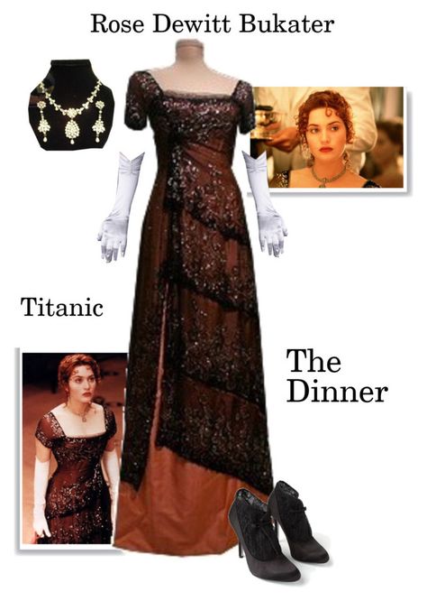 "Rose Dewitt Bukater - Titanic" by gone-girl ❤ liked on Polyvore featuring Lauren Jones, titanic, Rosedawson and Rosedewittbukater Rose Dewitt Bukater Outfit, Rose Titanic Dress, Titanic Rose Outfits, Titanic Rose Aesthetic, Rose Titanic Costume, Titanic Inspired Outfits, Titanic Costume, Titanic Dress, Old Outfits