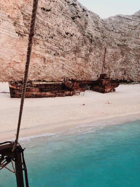 Navagio Beach Greece, Greek Lifestyle, Greece Zakynthos, Navagio Beach, Islands In Greece, Sailing Trips, Water Life, Greece Islands, Island Hopping