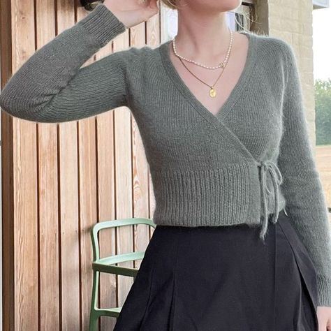 Knitted Wrap Top Pattern, Ballerina Wrap Top Knitting Pattern, Knitted Wrap Top, Wrap Cardigan Knitting Pattern, Knit Wrap Sweater Pattern, Lace Weight Knitting Patterns, Crochet Wrap Cardigan, Knit Wrap Cardigan, Fingering Weight Yarn Patterns Crochet