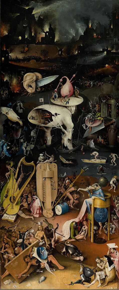 Bosch Paintings, William Kurelek, Hieronymus Bosch Paintings, Hieronymous Bosch, Macro Fotografia, Creepy Paintings, The Garden Of Earthly Delights, Jan Van Eyck, Earthly Delights