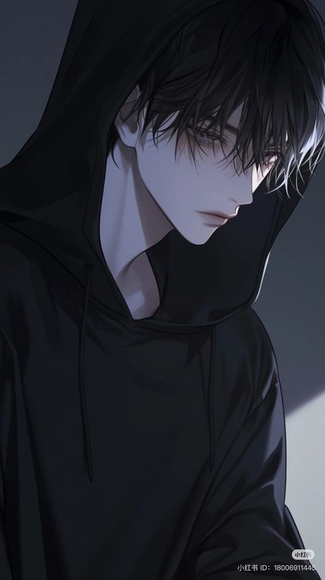 Guy With Black Hair Drawing, Cute Anime Character Boy, Dark Hair Anime Guy, Black Hair Male Oc, Hot Male Oc Art, Black Hair Guy, Anime Boy Fanart, Anime Boy Aesthetic, Handsome Anime Characters