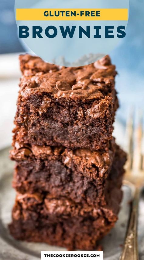 Gluten Free Chewy Brownies, Gluten Free Brownies Without Chocolate Chips, Best Gf Brownies, Gluten Free Brownies Bobs Red Mill, Gluten Free Flour Brownies, Gluten Free Brownie Recipe Easy, Homemade Gluten Free Brownies, Gluten Free Brownies From Scratch, Brownie Recipes Gluten Free