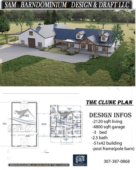 Barndominium With Breezeway, Pole Building House, Horse House, Barn House Plans Barndominium, House Plans Barndominium, Barndominium Ideas Interiors Rustic, Metal Building Home, Pole Buildings, Barndominium Ideas Interiors