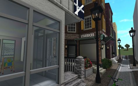 Bloxburg New York, Nyc Bloxburg, Bloxburg Nyc, City Bloxburg, Bloxburg City Ideas, Bloxburg Town Ideas, Bloxburg Apartment, City Exterior, Bloxburg Building Ideas