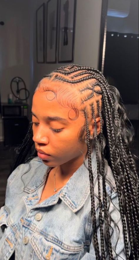 Amazing Braids, Fav Hairstyles, Tan Skin Blonde Hair, 2 Braids, Feed In Braids Hairstyles, Goddess Braids Hairstyles, Box Braids Hairstyles For Black Women, Cute Braided Hairstyles, Braids Hairstyles Pictures