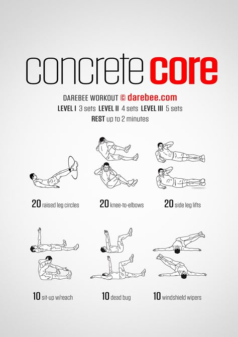 Concrete Core Workout Darbee Core Workout, Home Core Workout, At Home Core Workout, Strength Routine, Transformation Fitness, Core Strengthening Exercises, Core Strengthening, Men Exercises, Core Workouts