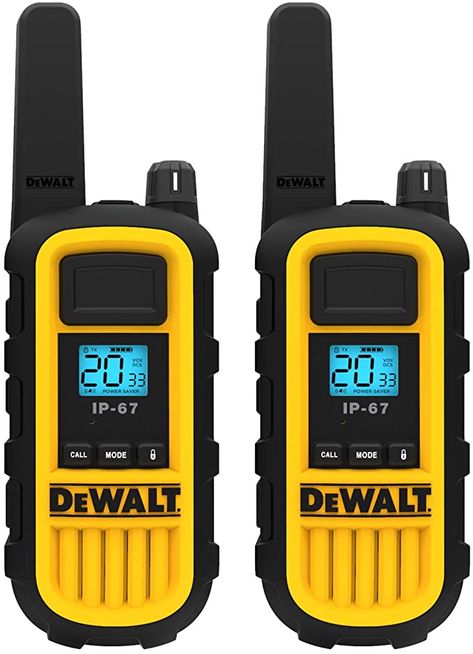 Dewalt Tools, Walkie Talkies, Two-way Radios, Two Way Radio, Amazon Products, Emergency Lighting, Power Saver, Fm Radio, Walkie Talkie