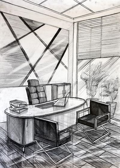 Articture Design, Interior Design Drawings Sketches, Interior Design Sketches Perspective, Drawing Ideas Easy Sketches, Drawing Room Concept, Room Perspective Drawing, Interior Architecture Sketch, Beautiful Pencil Drawings, Interior Design Sketchbook