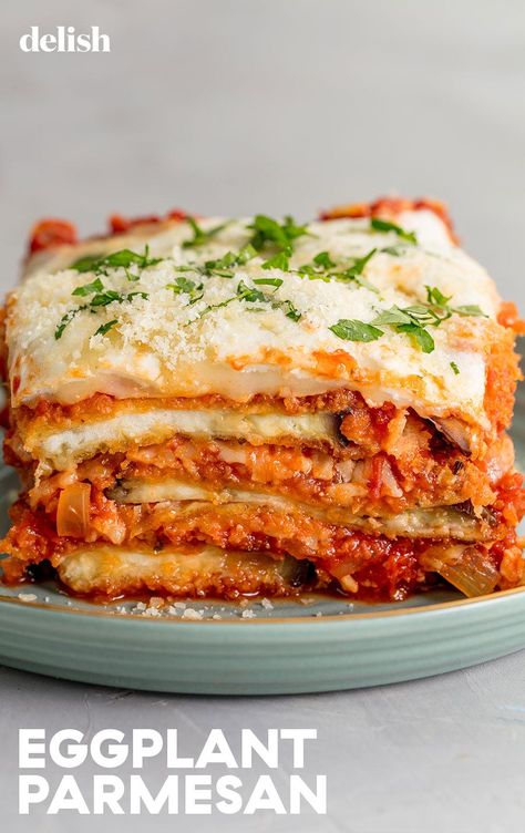 Eggplant Parm Recipe, Eggplant Recipes Healthy, Eggplant Parmigiana, Autumn Recipes Vegetarian, Eggplant Recipes Parmesan, Eggplant Parm, Keto Lasagna, Egg Plant, Eggplant Dishes