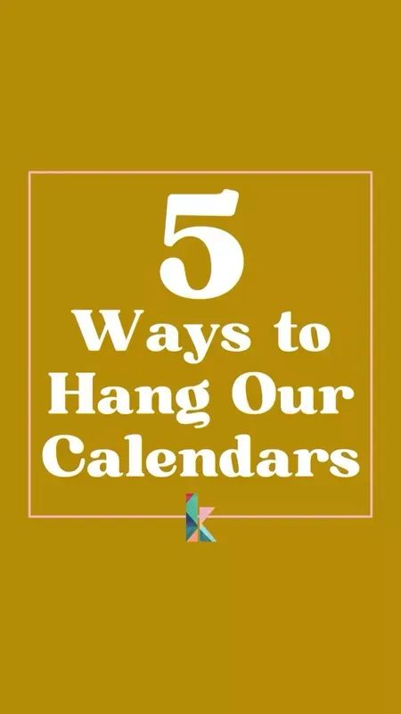 These are 5 stylish and inexpensive ways you can hang our calendars (or any print or poster for that matter) 🙌🏻 How To Hang Calendar On Wall, Diy Room Decor Wall Art, Dry Erase Planner, Wall Art Projects, Calendar Pictures, Hanging Calendar, Easy Diy Room Decor, Art Craft Ideas, Wall Art Crafts