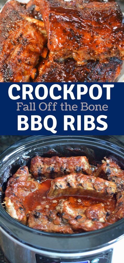 Crock Pot Barbecue, Ribs Crock Pot, Crock Pot Ribs, Slow Cooker Ribs Recipe, Slow Cooker Bbq Ribs, Ribs Recipes, Crockpot Ribs, Slow Cooker Ribs, Slow Cooker Bbq