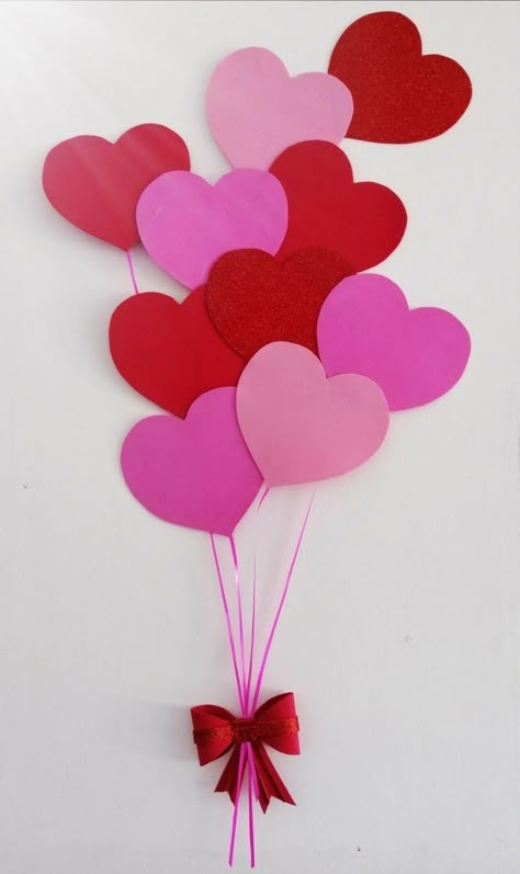 Valentines Door Decorations Classroom, Valentines Day Office, Valentine Door Decorations, Crafts For Kids Paper, Easy Valentine Crafts, Diy Valentine's Day Decorations, Diy Valentines Decorations, Valentine Crafts For Kids, 강아지 그림