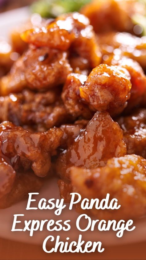 Easy Panda Express Orange Chicken - Appetizers & Entrees Orange Chicken Recipe Panda, Orange Chicken Recipe Panda Express, Best Orange Chicken Recipe, Copycat Panda Express Orange Chicken, Best Orange Chicken, Panda Express Orange Chicken Recipe, Crispy Orange Chicken, Panda Express Copycat, Copycat Panda Express