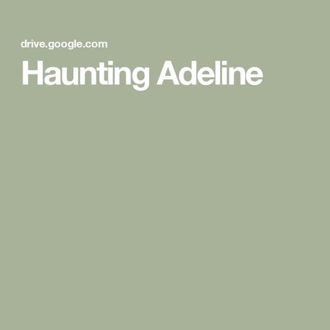 Haunting Adeline Haunting Adeline Pdf, Adeline Reilly, Haunting Adeline, Book 1, Books To Read, To Read, Reading, Books