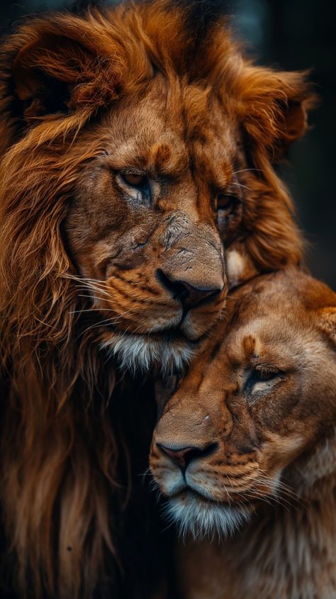 Lioness Images, Lion Female, Big Cats Photography, Lion Couple, Wild Animal Wallpaper, Female Lion, Closeup Portrait, Lion Artwork, Lion Photography