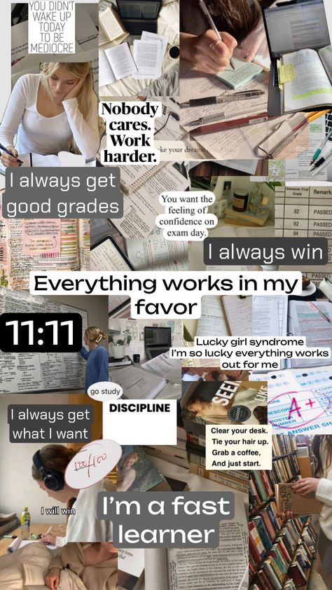 A Grade Vision Board, Manifesting Good Grades Wallpaper, Vision Board Ideas Pictures Study, Vision Board School Aesthetic, Confident Public Speaking Aesthetic, Smart Aesthetic Wallpaper, Study Motivation Wallpaper Ipad, Good Results Exams, Good Grades Vision Board